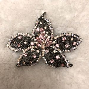 Lovely Rhinestone Hair Barrette